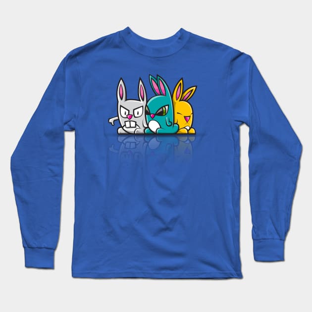 Bunnies Long Sleeve T-Shirt by simc